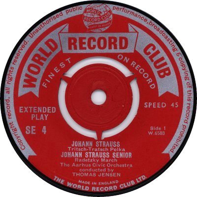 World Record Club Label, Releases